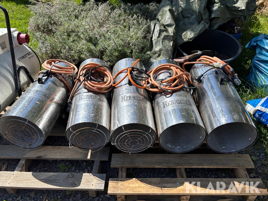 Gasoldrivna värmefläktar Herkules Luftgenerator 73