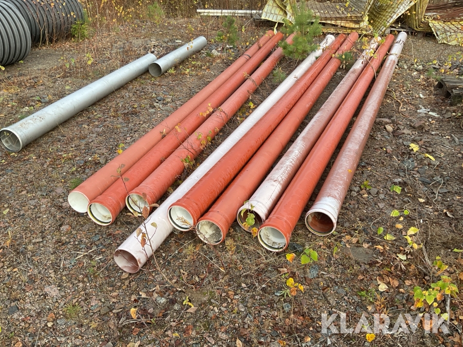 9st PP/PVC rör, Växjö, Klaravik auktioner