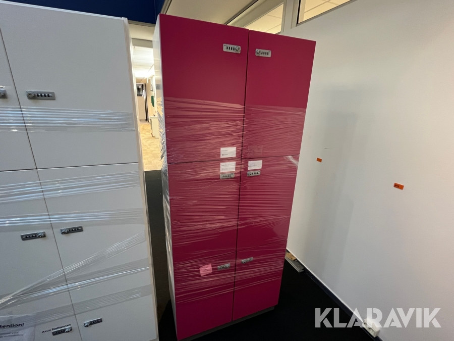 Förvaringsskåp med kodlås 7st