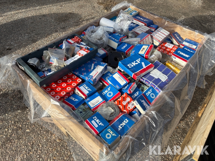 Parti kullager och drivband/kuggband