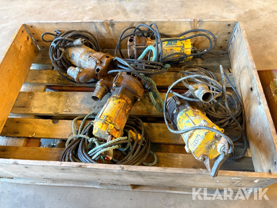 Dränkbara pumpar Atlas Copco Weda 08S 4st