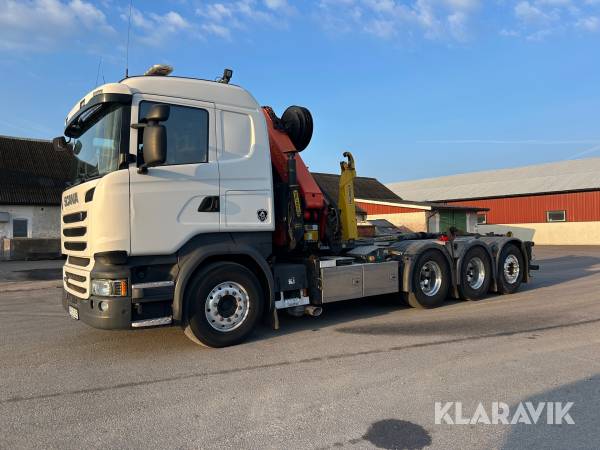Kranväxlare Scania R490 tridem