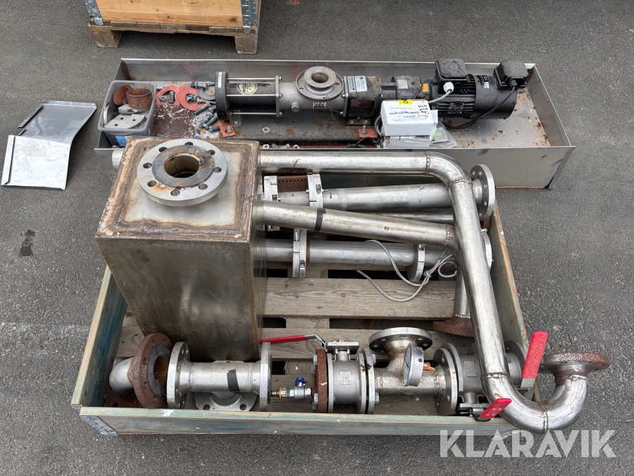 Skruvpump MAF Se1010ba med frekvensomvandlar och rör