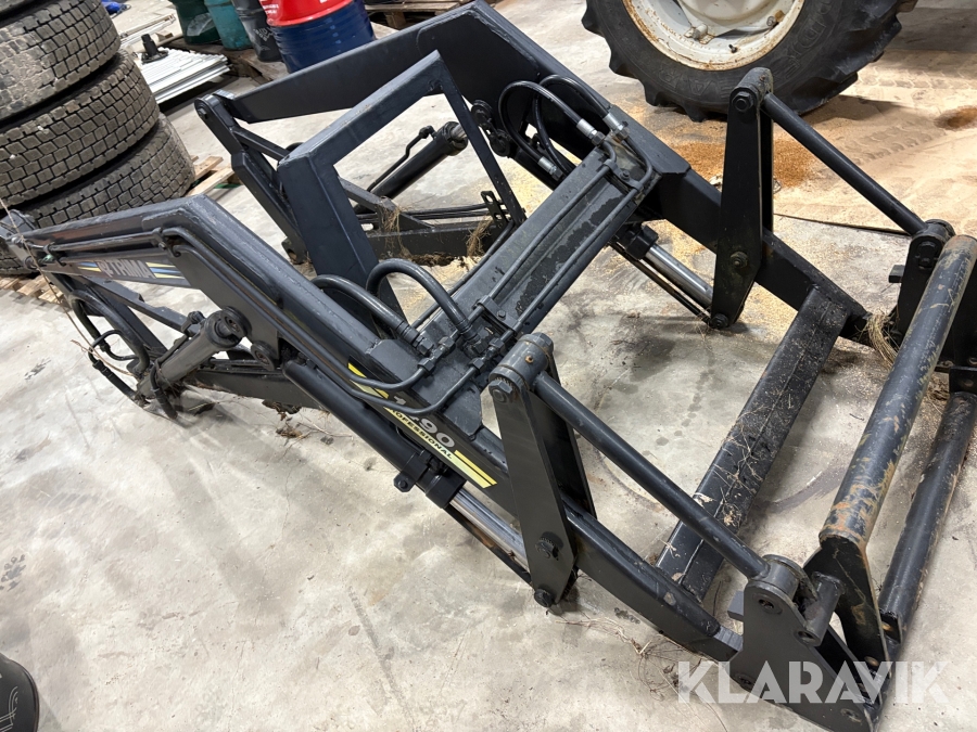 Lastare Trima 1490 Professional med plogblad, skopa och gafflar