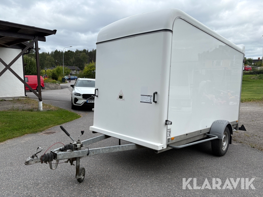 Skåpsläp Brenderup O2 med ramp