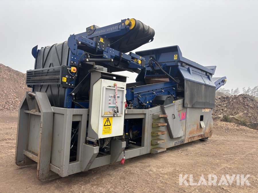 Sorteringsverk Maskin Mekano Lv 302 T3 på lastväxlarram