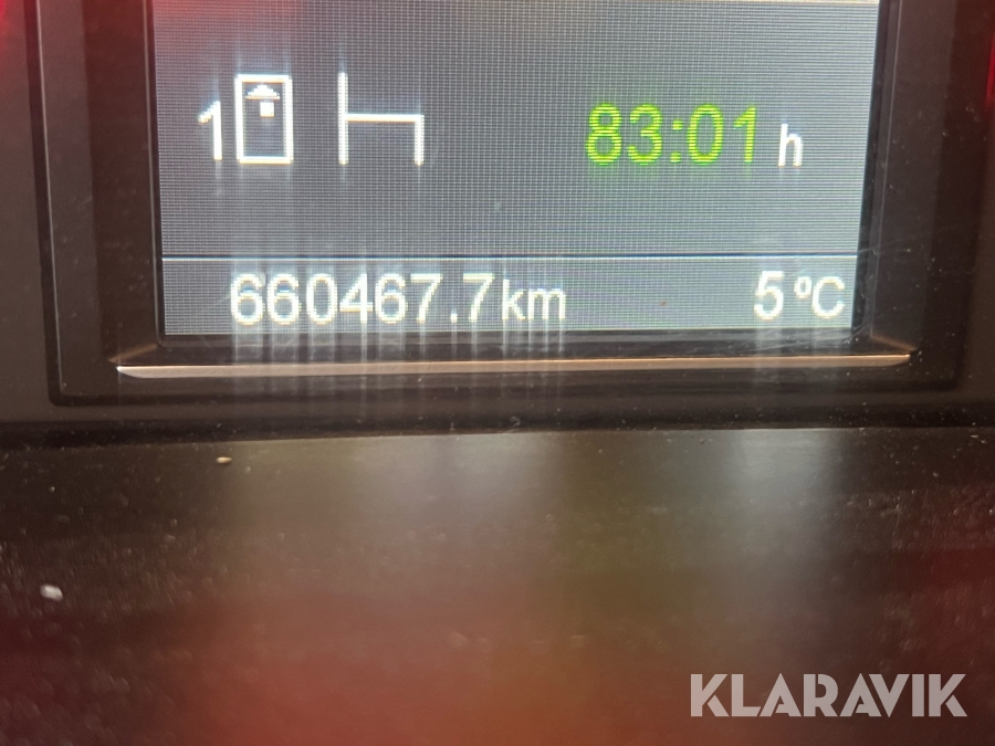 Dragbil Scania R580 8x4 -2014 med maskintrailer VM 53-4-PHKSSAO-S 2014