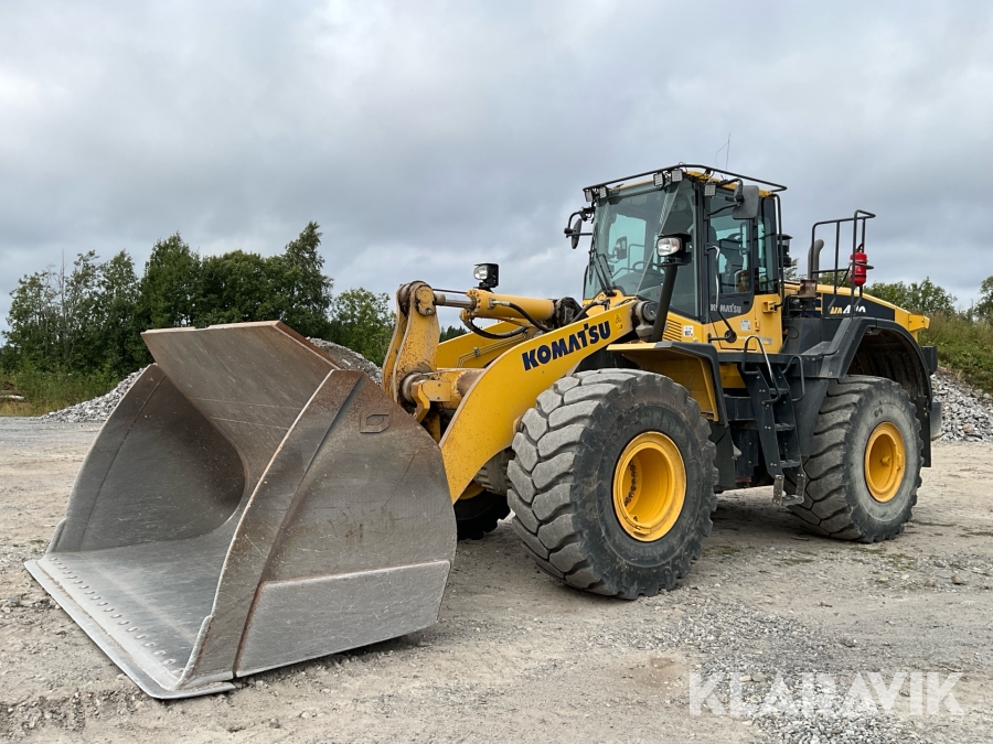 Hjullastare Komatsu WA470-7 med skopa