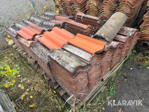 Diverse betongpannor - Totalt 2 pallar