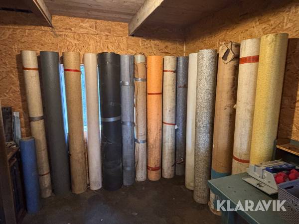 Plastmattor till badrum 15st rullar