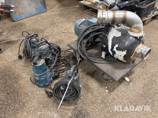 Dränkpumpar / pumpar