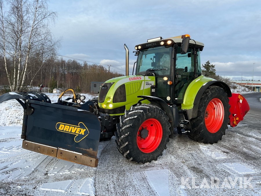 Traktor Claas Arion 510 Lastare, Vikplog och Sandspridare