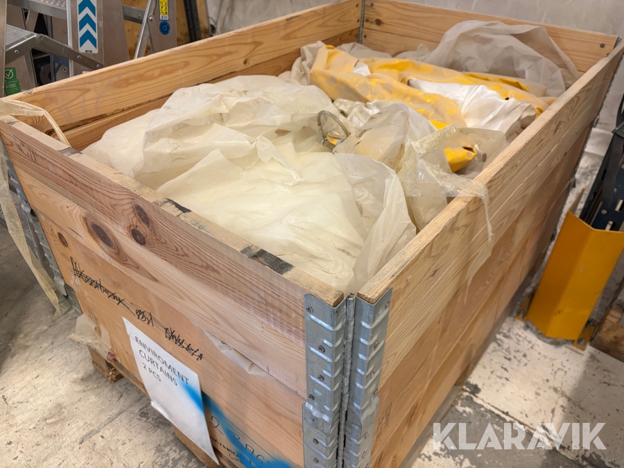 Verkstadsdraperi 2 st