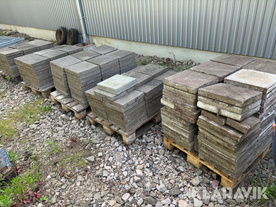 Betongplattor 35x35 - 366 st