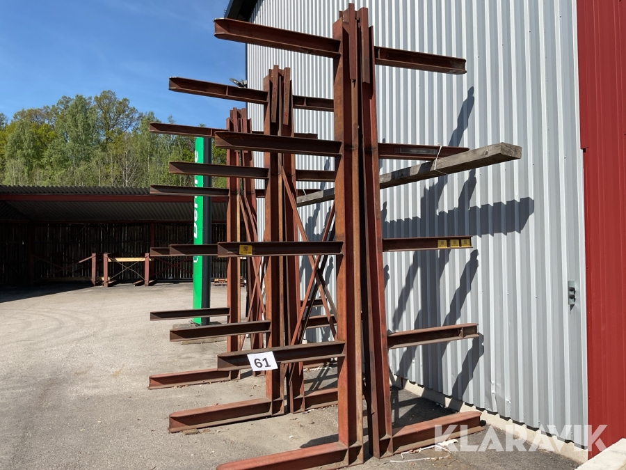 Grenställ enkelsidigt 5 nivåer 2st