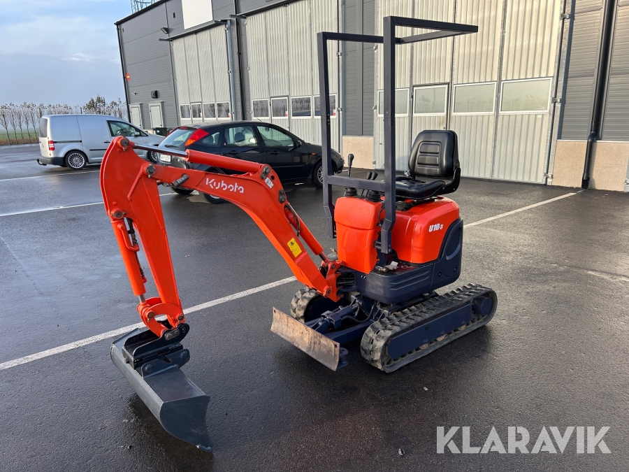 Minigrävare Kubota U10-3