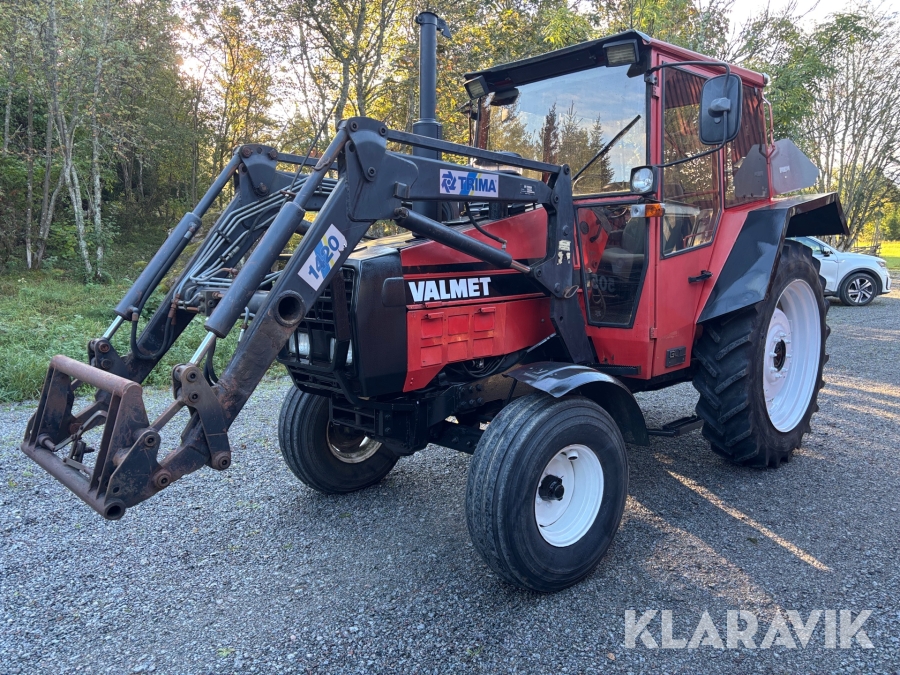 Traktor Valmet 505 med lastare