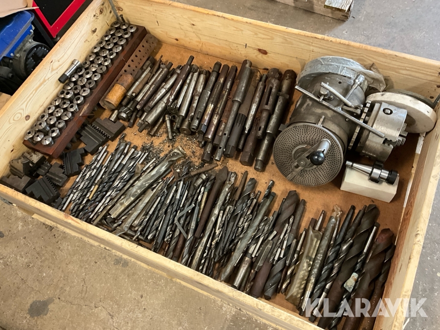 Svarv borr och fräs tillbehör