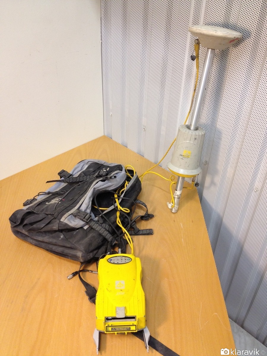 GPS Rover - Person-GPS m antenn & ryggsäck