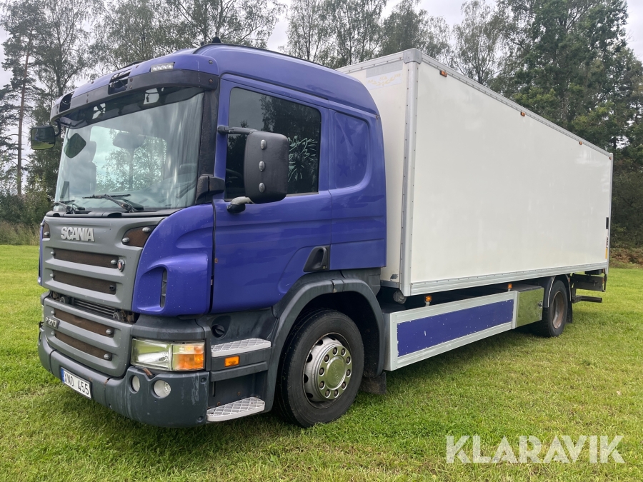 Lastbil Scania P270DB4X2MLB med bakgavellyft