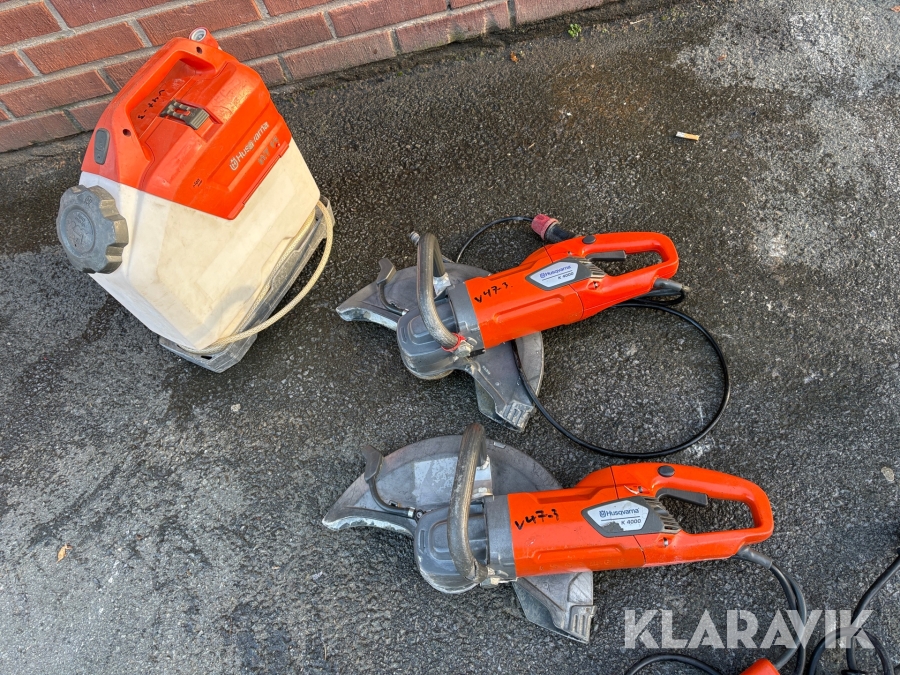 Motorkap och Vattentank Husqvarna K4000 / WT 15