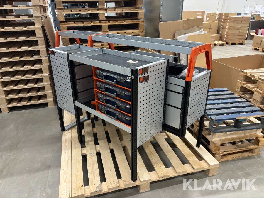 Bilinredning Work System 3st delar