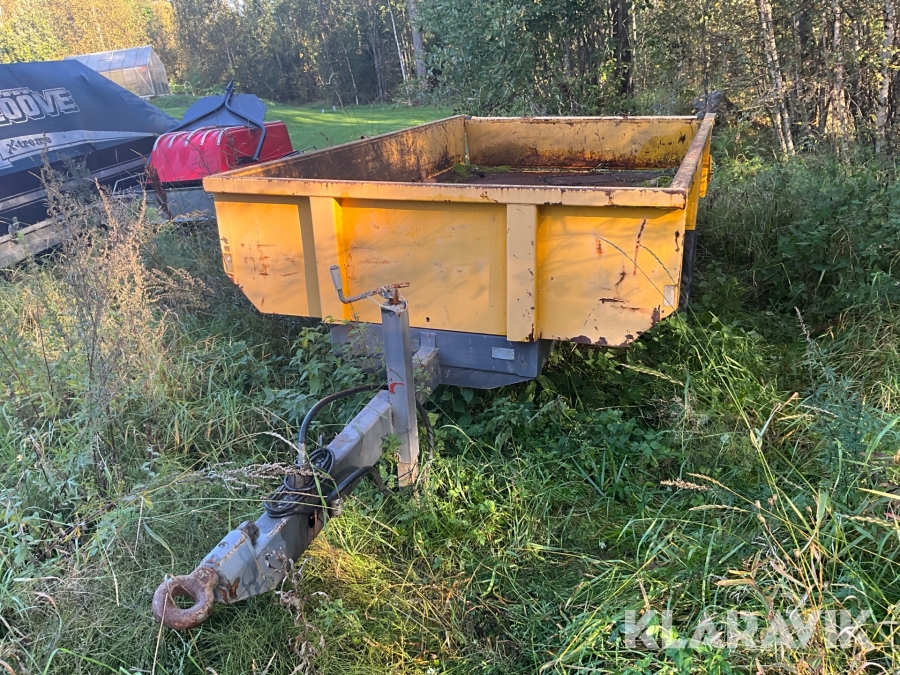 Dumpervagn till hjulgrävare Swepol ST05