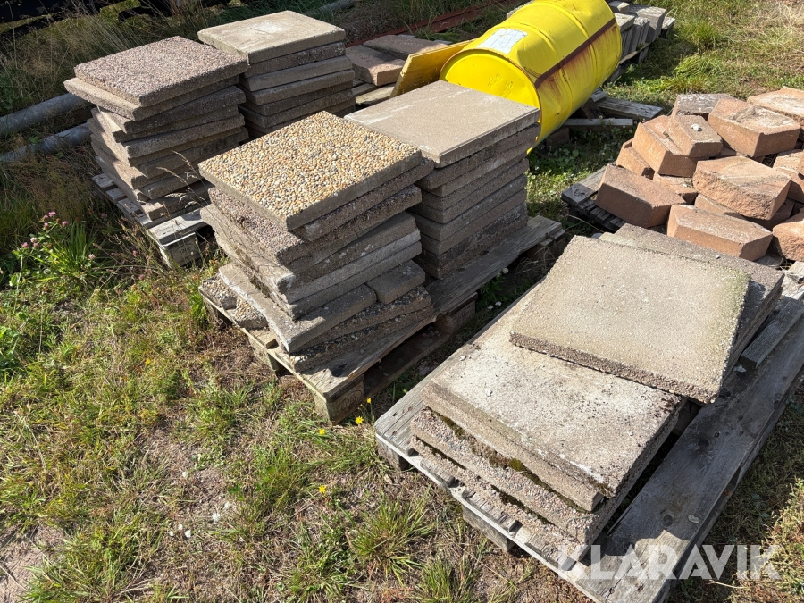 Plattor olika modell 3st pall