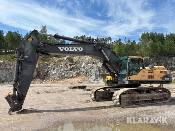 Grävmaskin Volvo EC 460 CL med B30 fäste