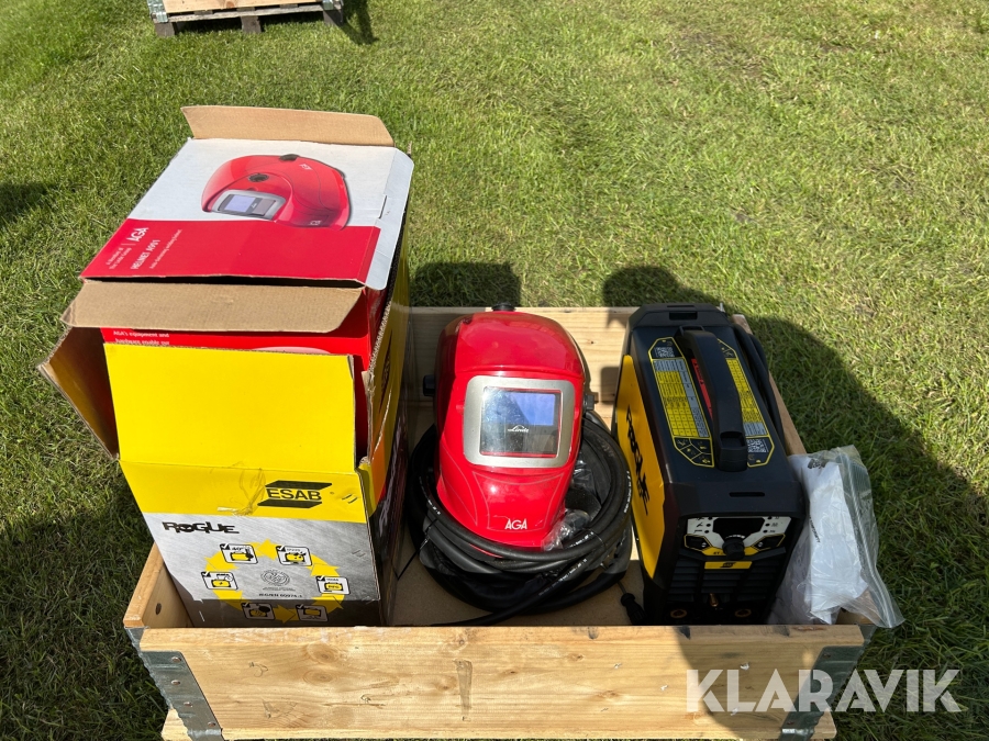 Tigsvets ESAB Rouge ET 200:P PRO med AGA Svetshjälm