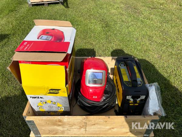 Tigsvets ESAB Rouge ET 200:P PRO med AGA Svetshjälm