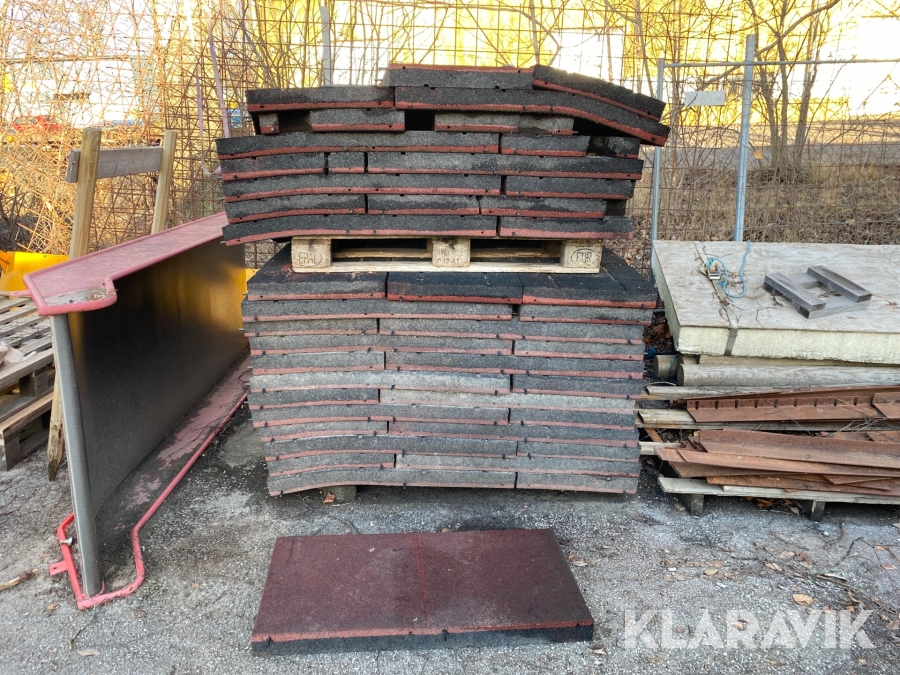 Fallskyddsplattor ca 45 kvm