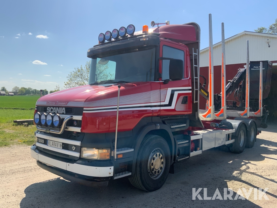 Timmerbil Scania T500 6x4 V8