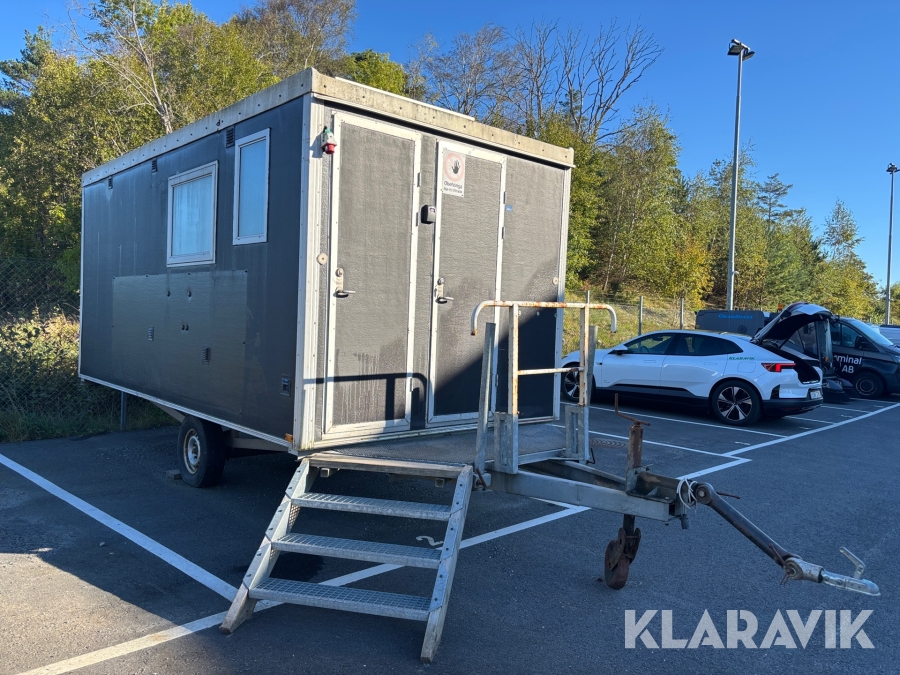 Personalvagn 4-manna med förråd