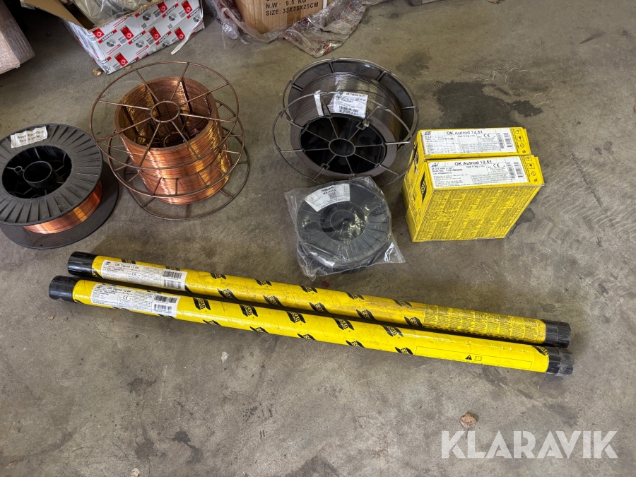 Svetstråd och elektroder Esab & Familarc