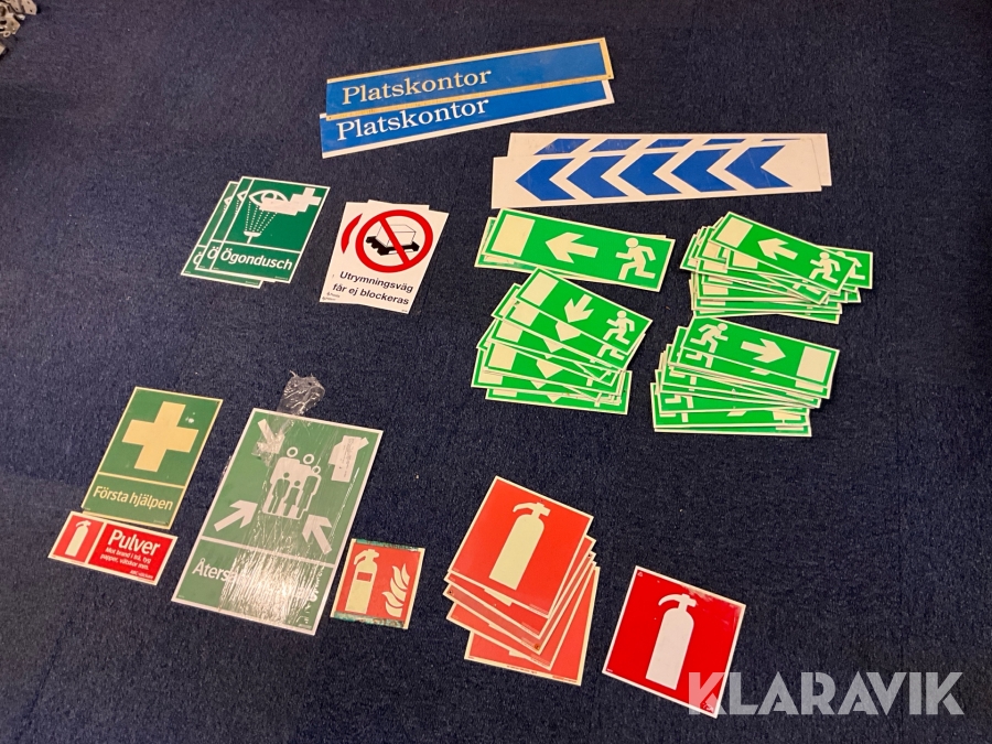 Skyltar ca 65 st