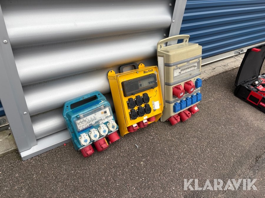 Elcentraler 3 st Elbjörn, Garo & Amiga 16 A & 32 A