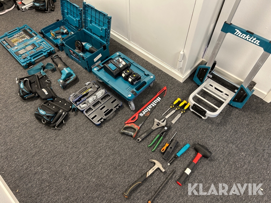 Handmaskiner och verktyg Makita med flera, Härnösand, Klarav