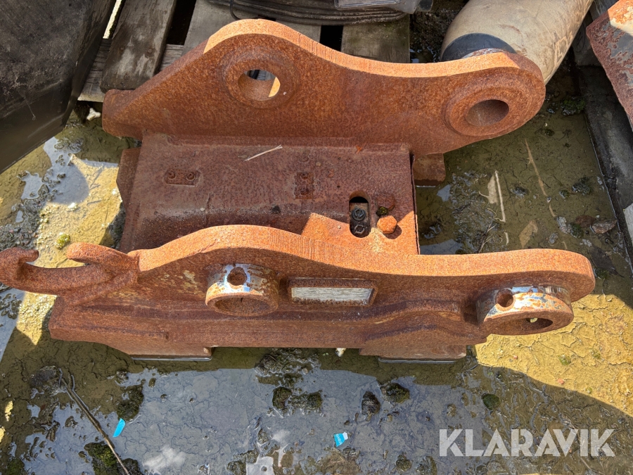 Hydrauliskt snabbfäste Götene Construction s70 fäste