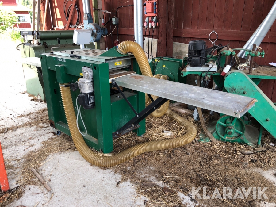 Plan- / panelhyvel Logosol PH 260 med 4 kuttrar