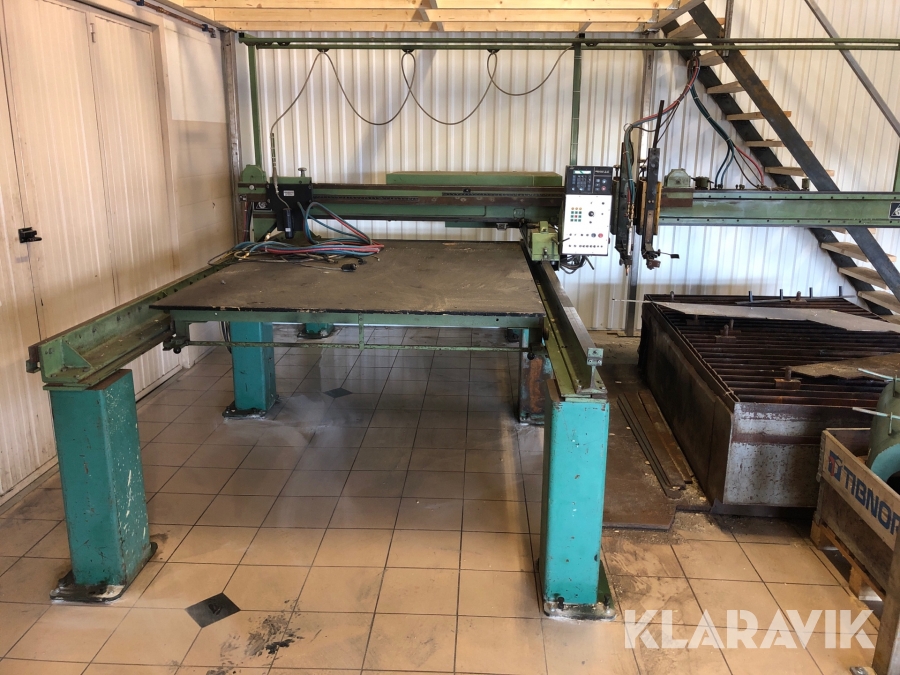 Gas-/ Plasmaskärmaskin Kjellberg-Eberle med plasmaskärare