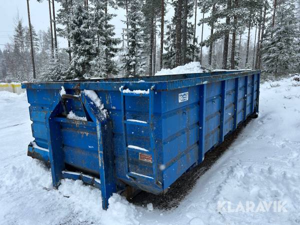 Containerflak till lastväxlare Eskilstuna 22m3