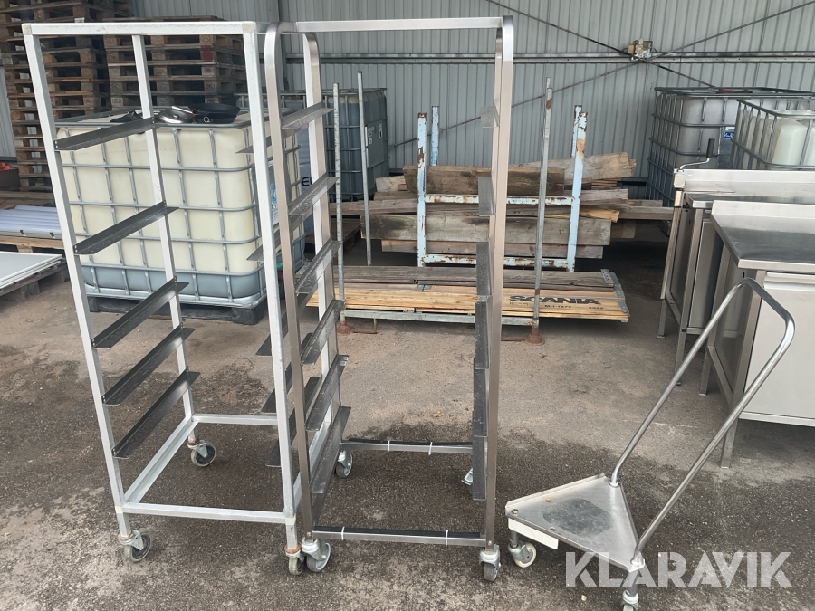 Diskställ/tallriksvagnar