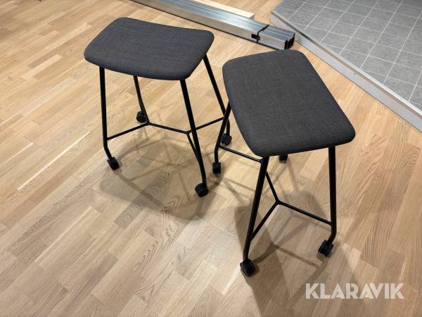 Barstolar på hjul Materia Motus