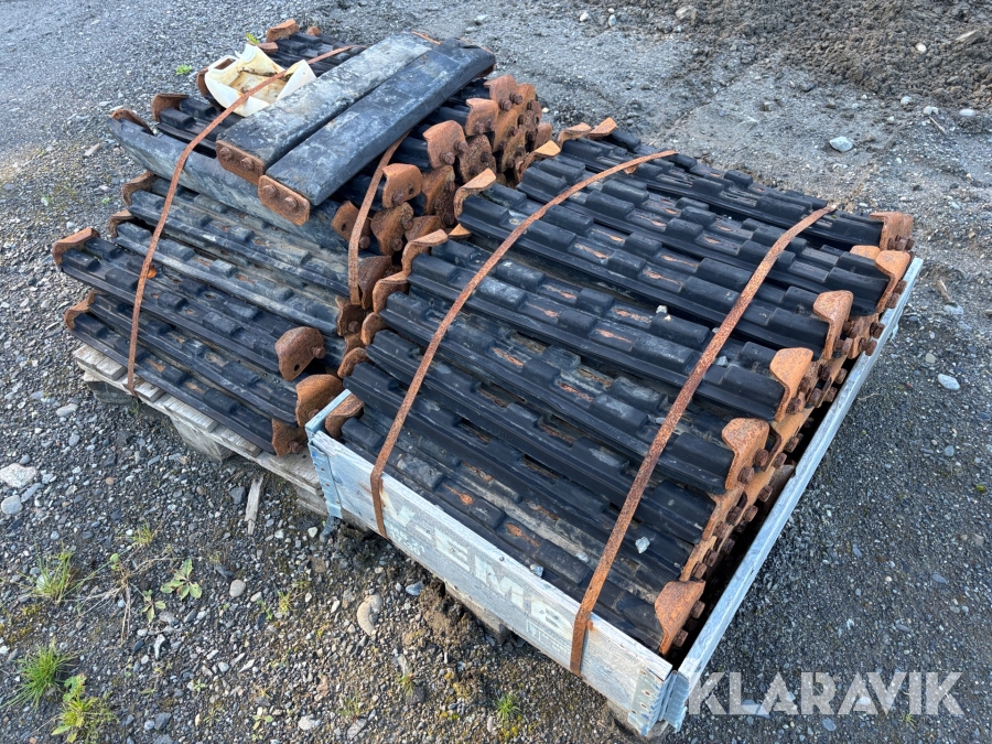 Gummipads till 700mm stållarver