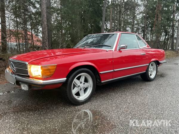 Veteranbil Mercedes-Benz 450 SL 225hk cabriolet sufflett