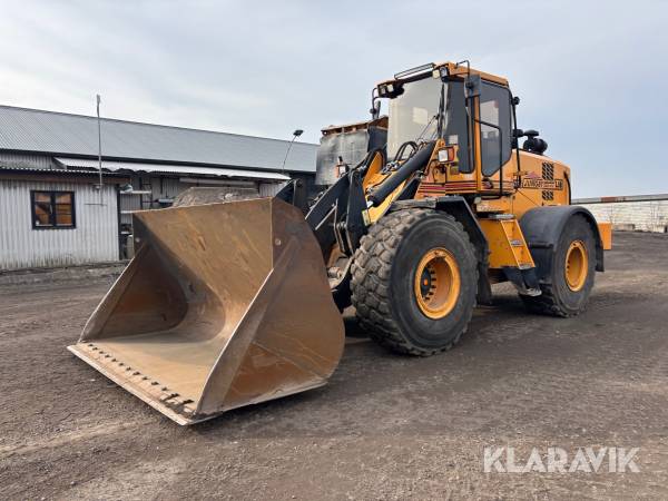 Hjullastare Ljungby Maskin L18 med våg & redskap