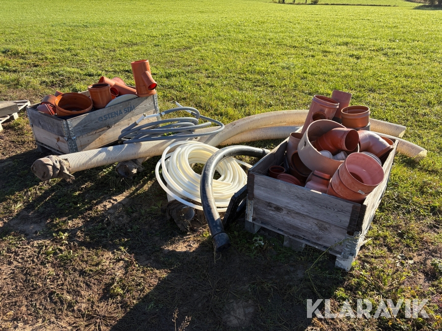 Blandade slangar & rör 2st pall