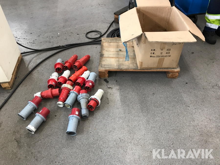 63 Amperes Europahandskar 25 st