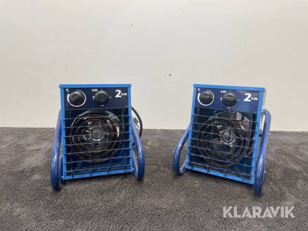 Varmluftsfläkt El-Björn VF21A 2st